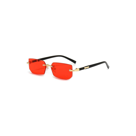 Rimless Rectangle Sunglasses – Unisex Lightweight UV400 Polarized Shades for Driving, Travel & Everyday Use