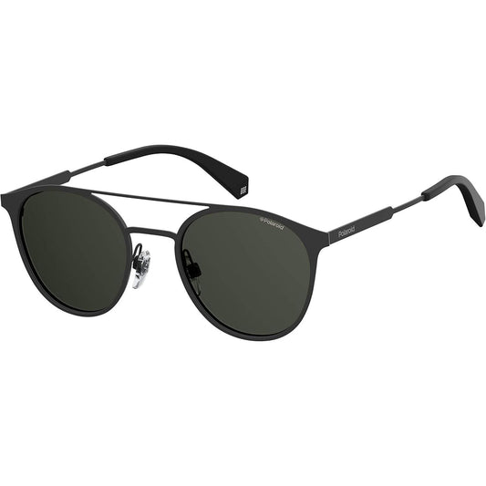 Double-Bridge Round Polarized Sunglasses – Lightweight UV400 Metal Frame Eyewear for Men & Women