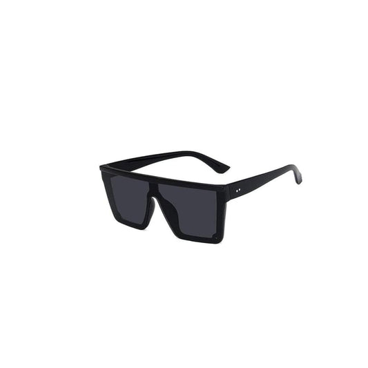 Oversized Flat Top Square Sunglasses – Vintage Unisex UV400 Eyewear for Driving, Street Style & Outdoor Fashion